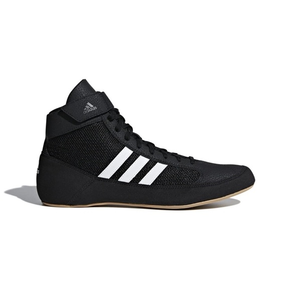 adidas Other - NWT Adidas HVC Wrestling Shoes Sneakers Black White Lightweight Grappling Sz 16
